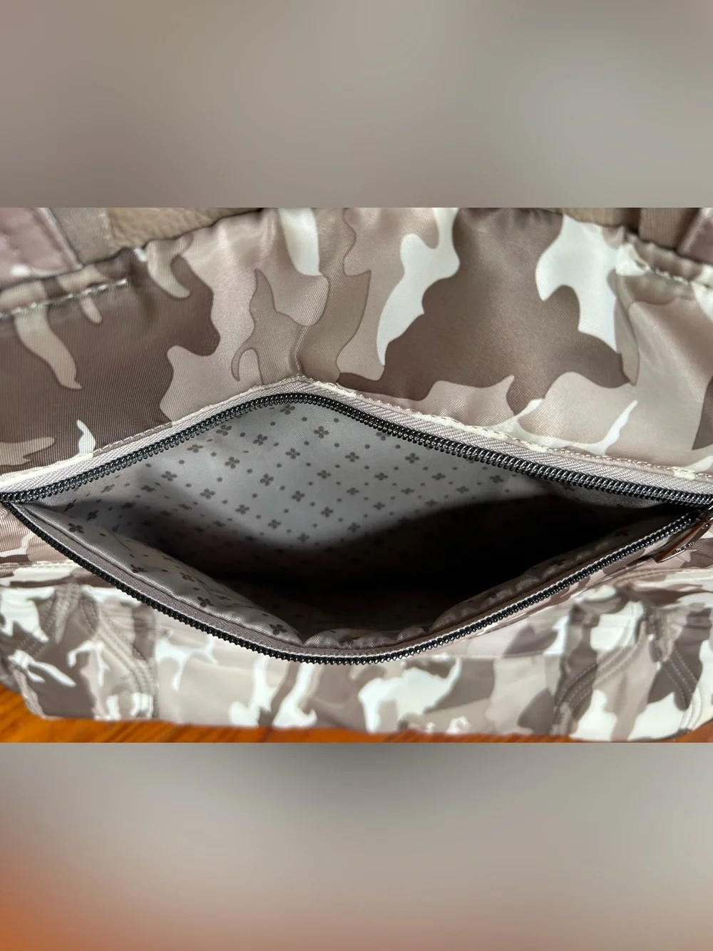 Lug Aviator Carry-All Tote Bag Camo Taupe